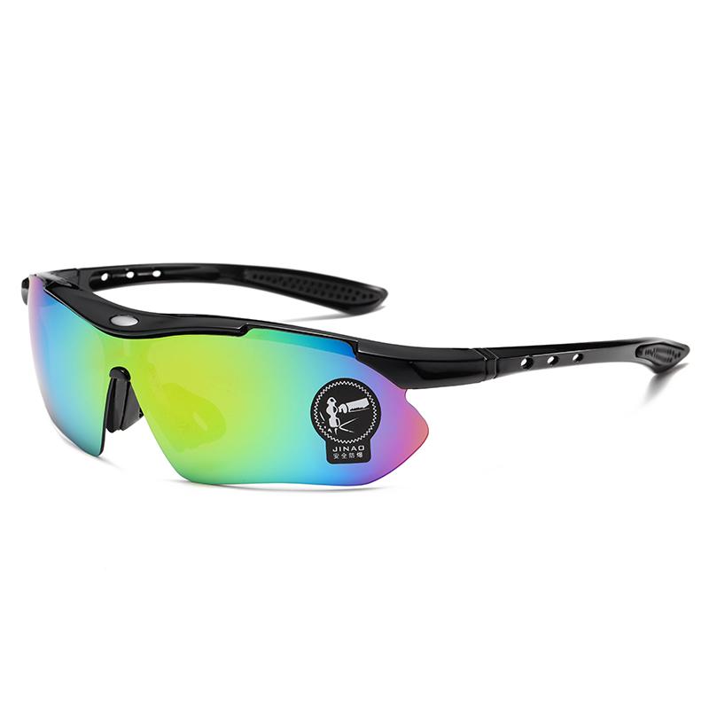 Sports Sunglasses for Men Women Cycling Glasses with 5 Interchangeable Lenses Hard Case Perfect for Running Fishing Driving 7