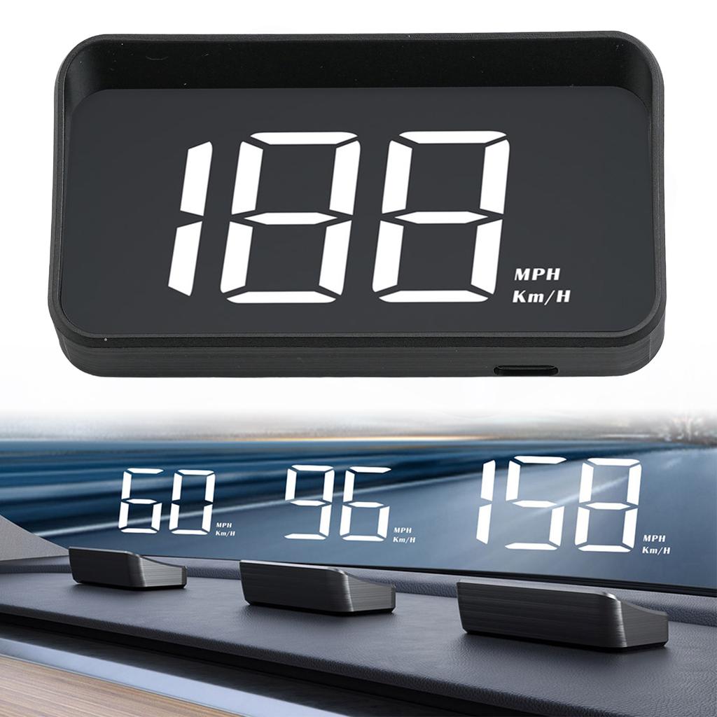 Daytime Visibility 90*45*14mm GPS Speedometer Clear Visibility Heads Up Display Digital Speedometer Digital HUD