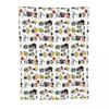 Mafalda And Her Characters Blanket Fleece Textile Decor Portable Super Warm Throw Blankets for Home Outdoor Bedding Throws