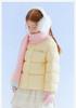 Girls' Warm Stand-Up Collar Short Down Jacket