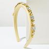 Heavy Industry Diamond Inlaid Sponge Fine Hair Headband For Women Exquisite And Versatile High-end Light Luxury Simple Hair Accessories