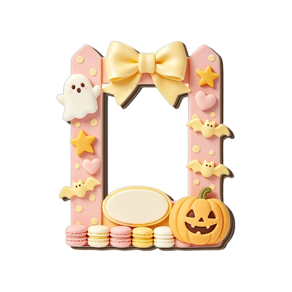 Halloween Wooden Fridge Magnets - Color Photo Magnets for Refrigerator and Kitchen Decor
