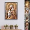 5D DIY Partial Special Shaped Drill Diamond Painting Kit Marian Decor 30x40cm