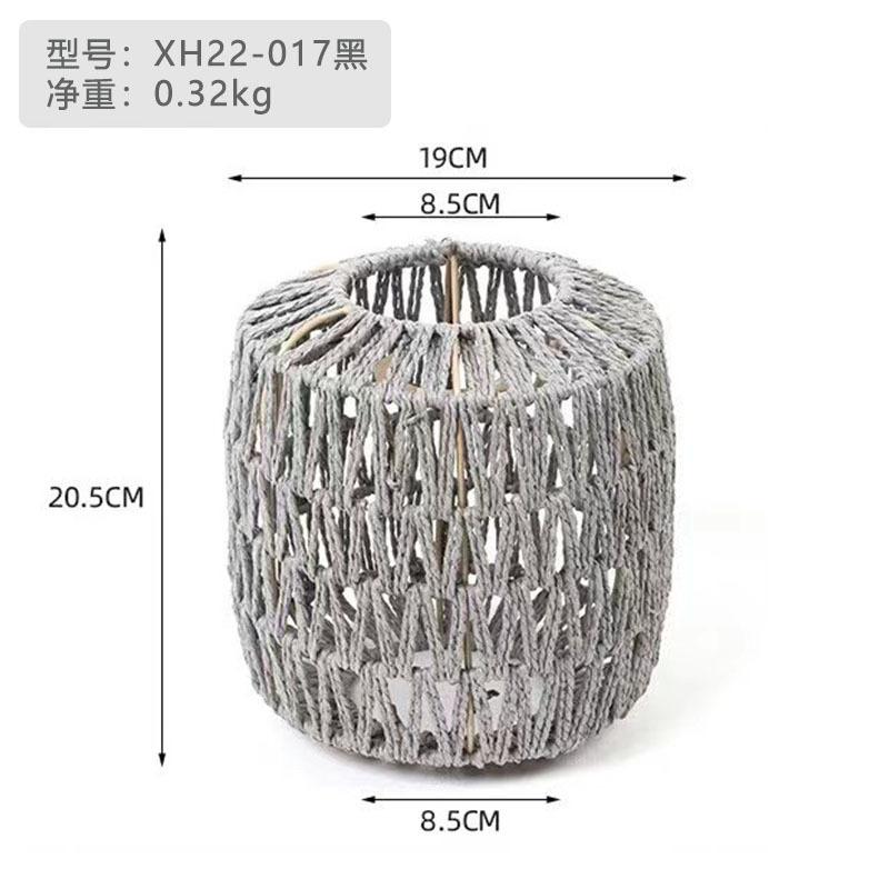 Papierseil-Kronleuchter Neuer chinesischer Imitation-Rattan-Lampenschirm B&B-Restaurant Hot-Pot-Shop Kreative DIY-Beleuchtung Web-Beleuchtung Dekoration