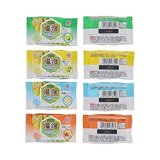 Medicinal Product ONPO Bath Additive Refreshing Carbonated Selected Lemon 4 Types x 3 Tablets 12 Included