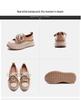 Jayzhou 2025 Retro Mori Round Toe Women's Platform Board Shoes - Autumn/Winter Casual Comfort