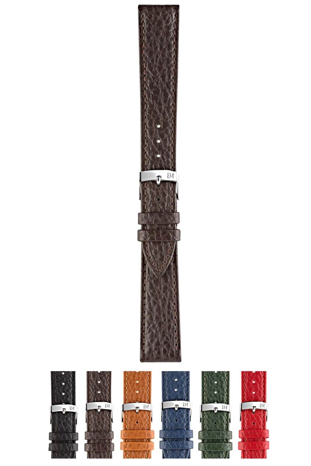 

MORELLATO Calfskin Watch Strap DUSTER 14mm Dark Brown with Replacement Tool [Official Import] X4936C21032014