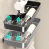Modern Pp Kitchen Sink Organizer With Drip Tray For Home Storage