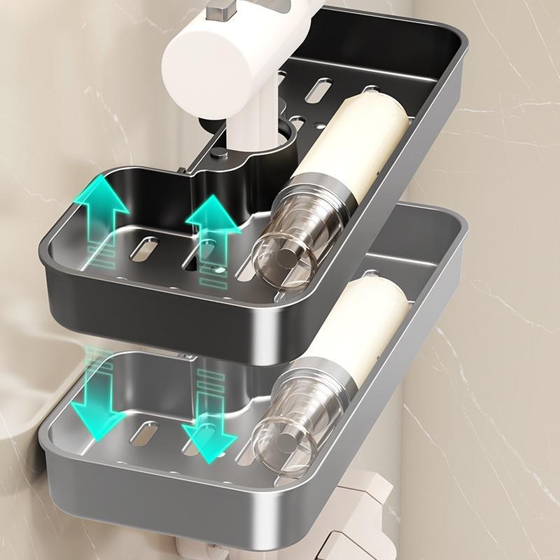 Modern Pp Kitchen Sink Organizer With Drip Tray For Home Storage