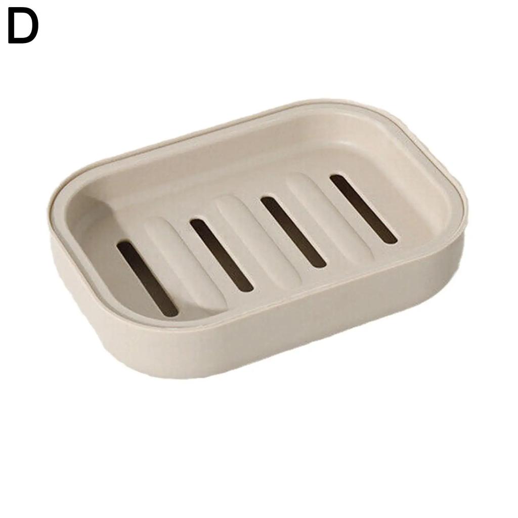 Japanese Soap Dish Bathroom Soap Storage Box Kitchen Dispenser Travel Holder Drain Easy Clean Sponge Waterproof Rack Soap S C0P1