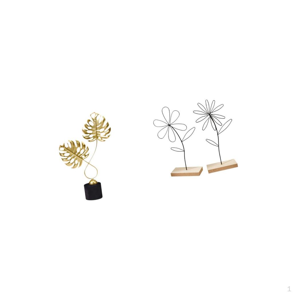 Iron Figurine Sculpture Artwork Collectible Minimalist Ornament Metal Wire Statue Tabletop Desk
