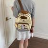 Schoolbag Japanese Pudding Dog Backpack Cute Cartoon Girl Schoolbag Ins Wind Large Capacity Student Leisure Travel Backpack