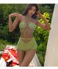 [Limited Time Offer] Korean-Style Lace-Up Push-Up High-Waist Split Bikini with Sexy Backless Design for Women