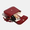 Original Red Wedding Bag, Small Square Bag for Women, Super Popular Versatile Saddle Bag, High-end Shoulder and Crossbody Bag