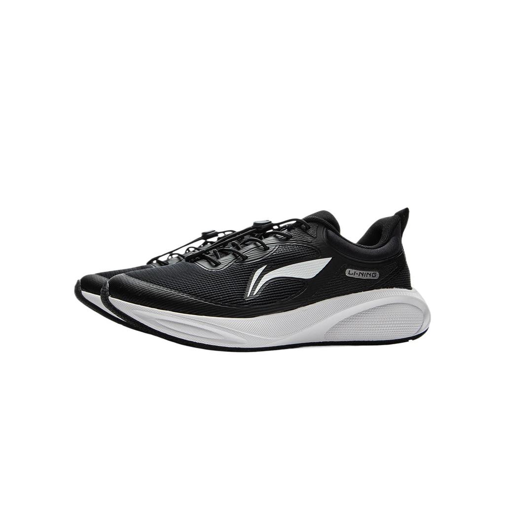 Li Ning Kids Running Shoes Spring Summer Exam Physical Test Non-Slip Shock Absorbing Wear-Resistant Breathable Low-Top Kids sneaker Black YKFU110-1