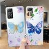 Flower Butterfly Clear Phone Case For Xiaomi Redmi Note 12 7 8 9 8t 11t 8 10 Pro 9s 10s 11 11s For Mi 9a 9 9c 9t 10 10c K40