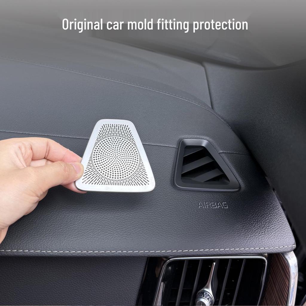 Compatible XC60/S60/V60 Air Vent Mask Decorative Stickers for Center Console Dashboard.