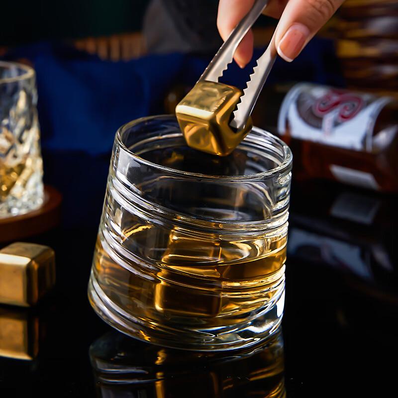 LOVWISH Spiralformad Snurrande Whiskyglas