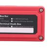 Screw Terminal Distribution Blocks, Distribution Blocks M8 Screw Terminal Busbar DC 48V 300A for Auto Boat (Red (Sueded 4996))