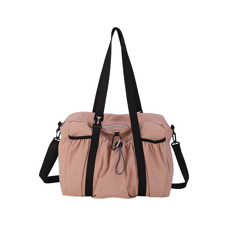 Dry and Wet Sports and Leisure Fitness Bag Yoga Bag Short-distance Simple Contrasting Color Handheld Travel Bag