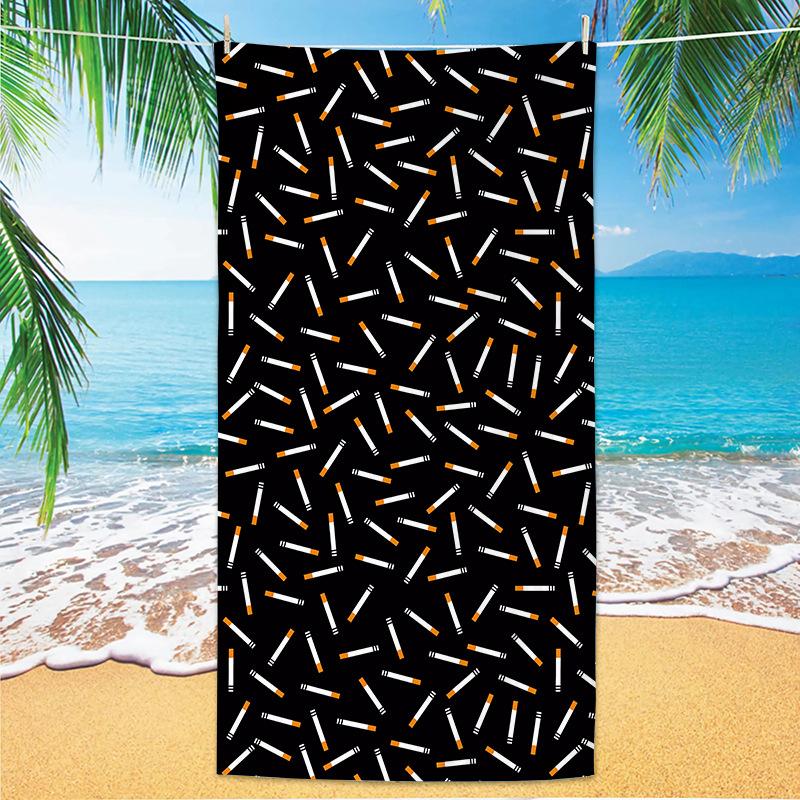 New Popular Marine Life Beach Towel Self-Delivery Warehouse Microfiber Quick-Drying Towel