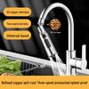 720-Degree Swivel Kitchen Faucet Aerator with 3 Spray Modes