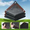 Durable Black UV Protection Canopy - Outdoor Sun Shade Net - Multiple Sizes Available for Travel, Picnics, and Pools