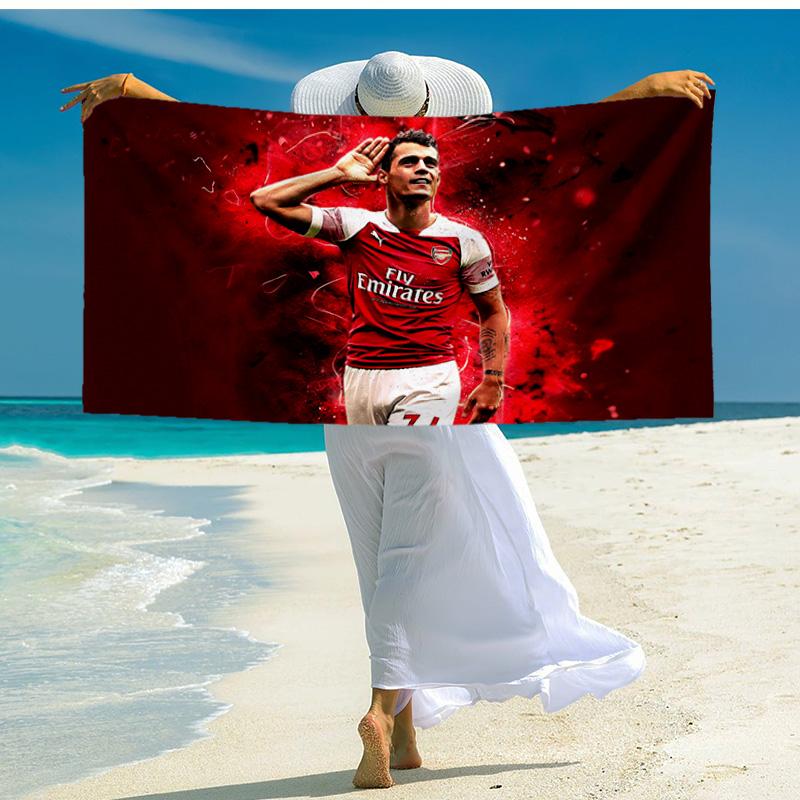 1PC Arsenal Celebration Moment Beach Towel - Soft, Absorbent Microfiber, Lightweight, Ideal for The Beach, Parties, Travel, Camping fan gifts