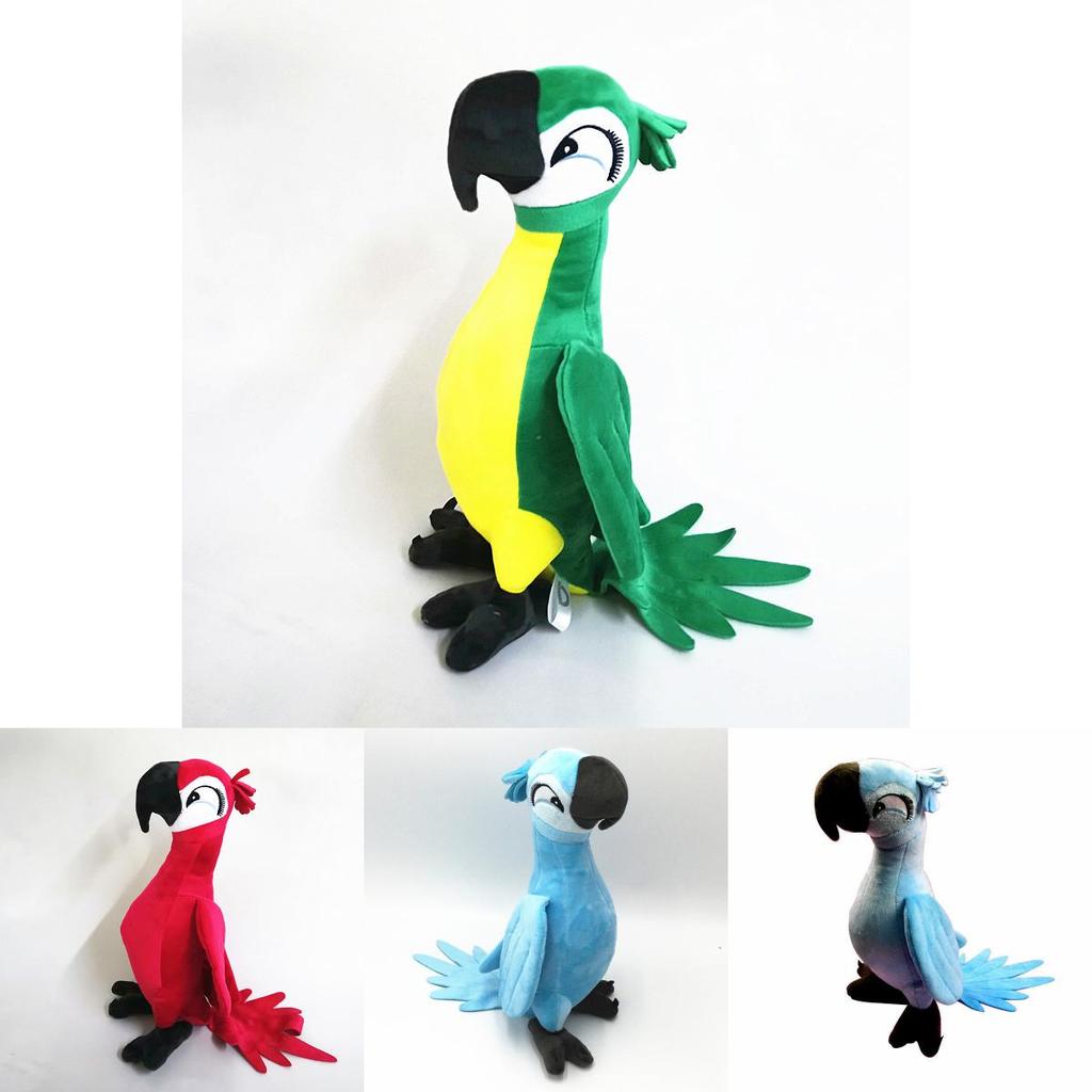 Adorable 30cm Rio Movie Plush Toy Parrot Bird Stuffed Animal Doll Perfect For Kids