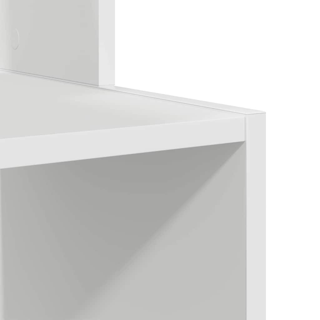 Scrivania Bianca con Mensola 106 x 41 x 88,5 cm Truciolato