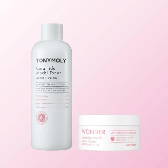 Ceramide Mochi Toner + Moisture Cream (500ml + 300ml)