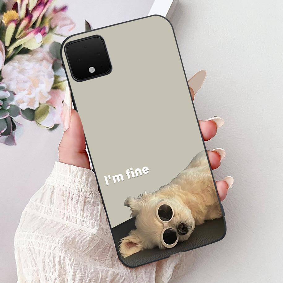 Pour Google Pixel 4 XL Coque Pixel XL4 Housse Marbre de Luxe Dessin Animé Silicone Souple TPU Étuis de Téléphone Pour Google Pixel 4XL G020J Pare-chocs