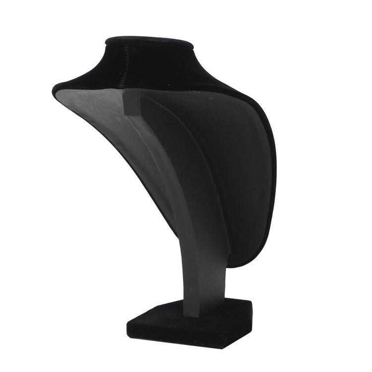 Velvet Black Necklace and Pendant Display Stand