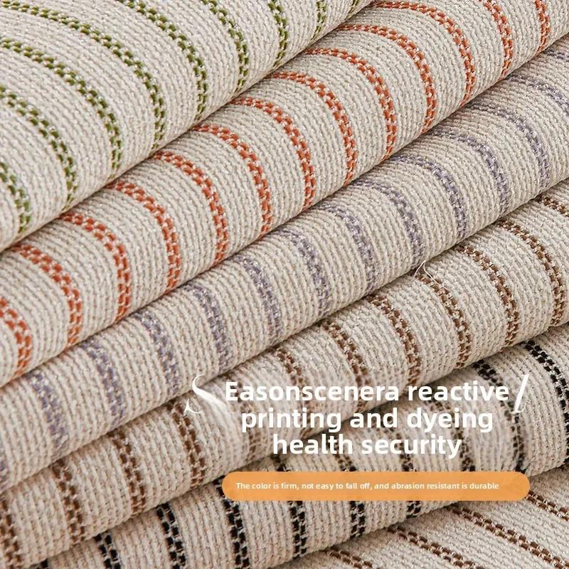 1PC Chenille White Strips Sofa Towel for Living Room Non Slip Sofa Cover Four Seasons Universal Couch Cushion Seat Pad