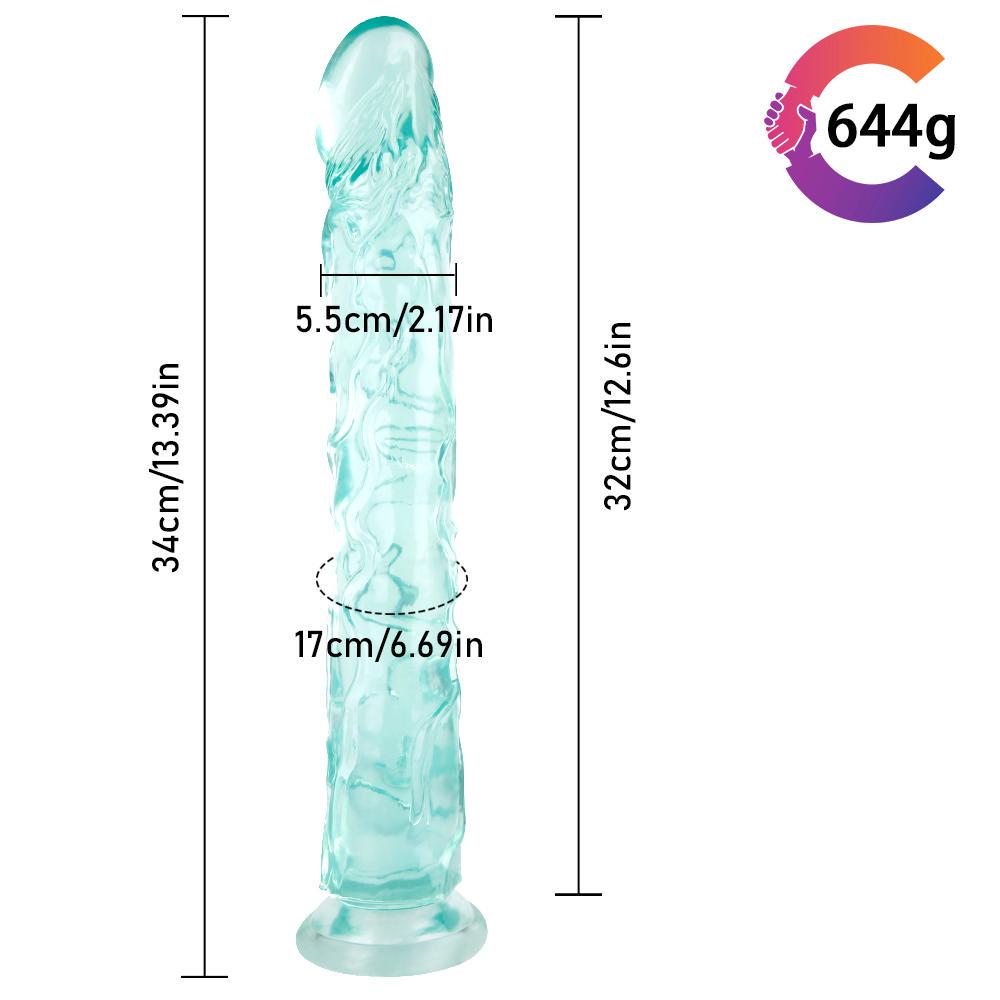 MoDi 32cm vkládací silikonový velký dildo realistický penis se silnou přísavkou Sexy hračky pro ženy
