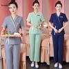 Set Uniformă cu Mânecă Scurtă pentru Cosmeticieni, Profesioniști Spa & Masaj