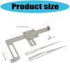 Professional Garment Sewing Tool Metal Beveler Tool For Precisely Bias Edging Trimming On Pants Trousers And Clothing
