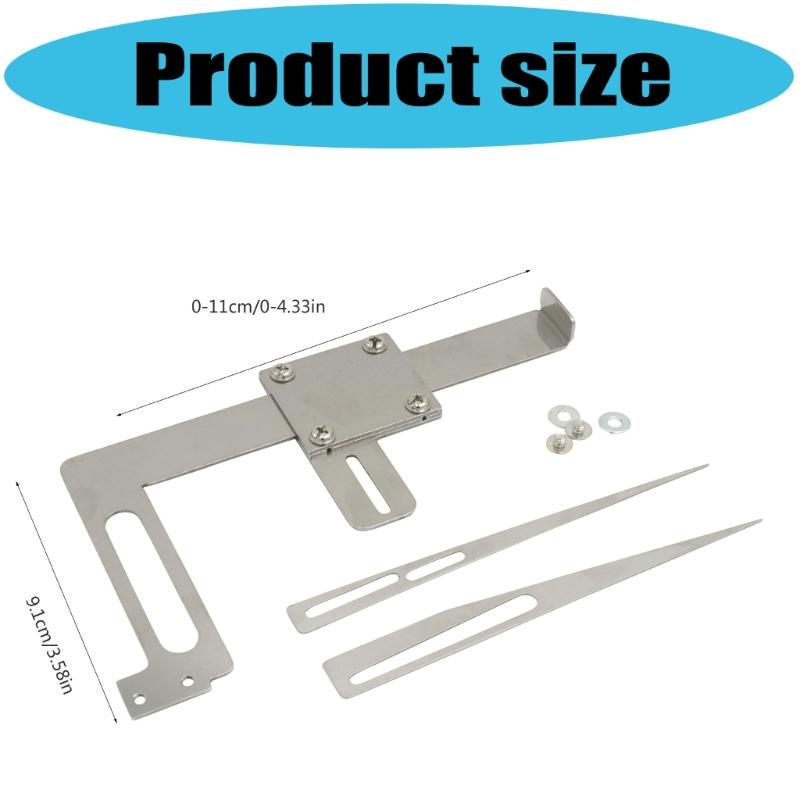 Professional Garment Sewing Tool Metal Beveler Tool For Precisely Bias Edging Trimming On Pants Trousers And Clothing