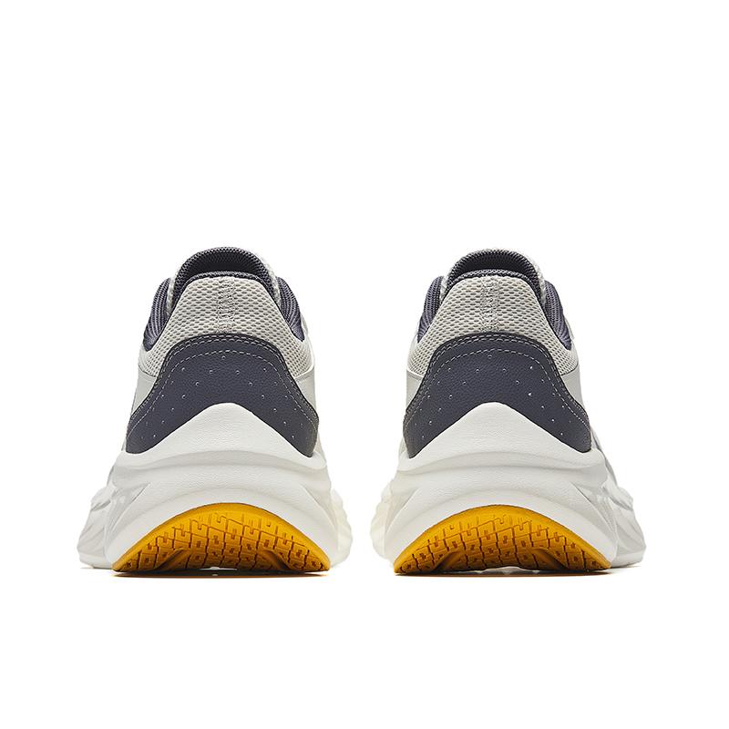 Anta Simple Versatile Comfortable Fashionable Non-Slip Breathable Lightweight Low-Top Casual Running Shoes Men sneaker Gray 912525522-3