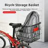 Univerzálne zadné úložné košíky s veľkou kapacitou Kovový košík na bicykel Príslušenstvo pre elektrické bicykle