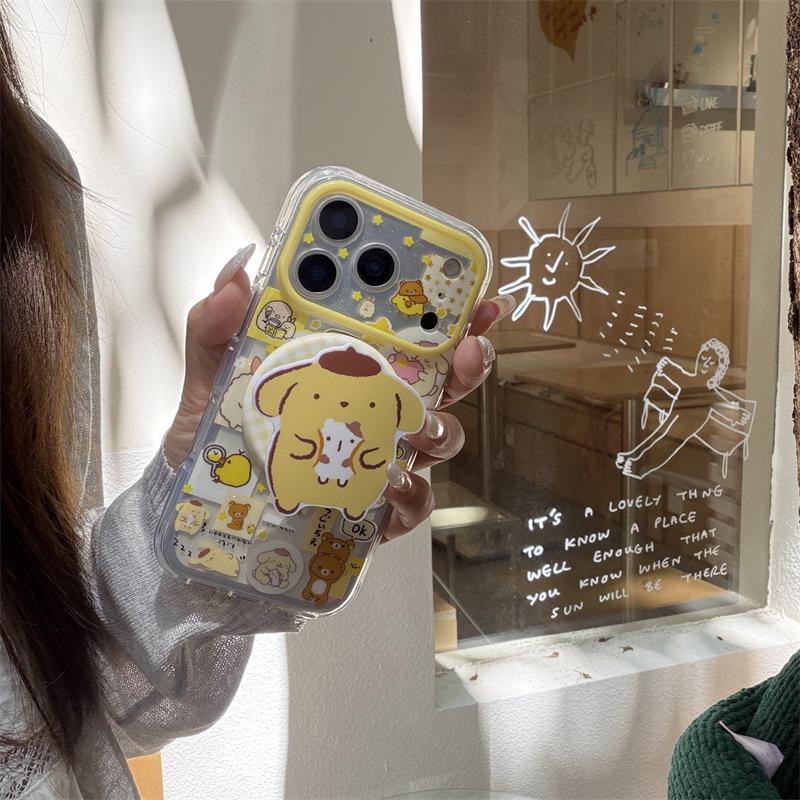Soft Pompompurin Magnetic iPhone 17/16 ProMax/15 Pro Case for Women