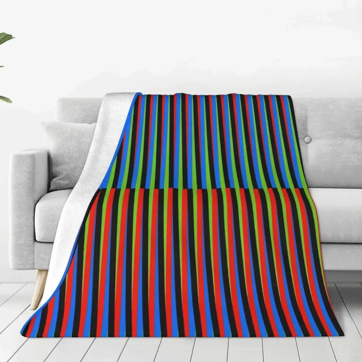 Maiqueta Venezuela Cruz Diez Throw Blanket Cartoon Comfortable Suitable For Sofa Multi Style 75cmx90cm