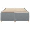 Vidaxl Bed Frame Without Mattress, Light Gray, 140X200 Cm, Upholstered