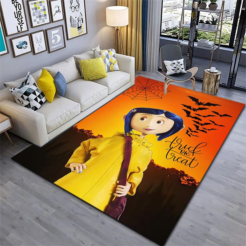 1PC Coraline Rug - home decoration Carpet For Living Room Bedroom Flooring Computer Chair Area Rug