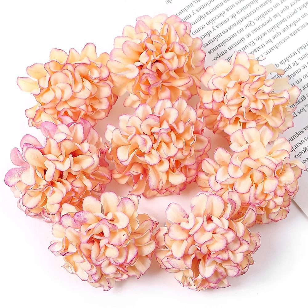 10/20/50Pcs Silk Artificial Flowers Heads Wedding Decoration For Home Room Decor Fake Flower Wall Cake Decor Craft Accessory