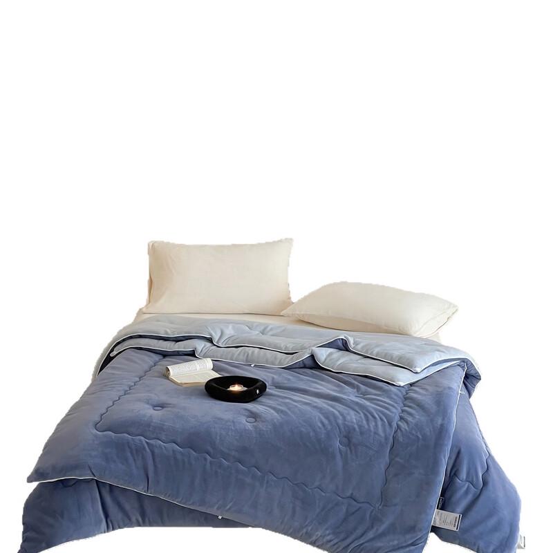 Brangdy Double-Sided Cloud Velvet Machine Washable Quilt