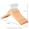JINGRUIXIANG Vintage Natural Wood Clothes Hangers