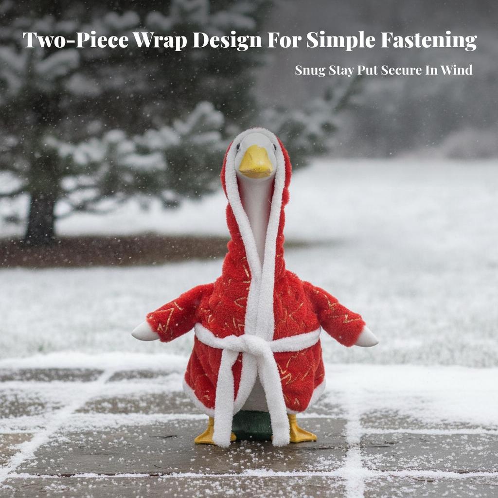 Seasonal Porch Goose Costume Decorative Outfit 23-Inch Decor