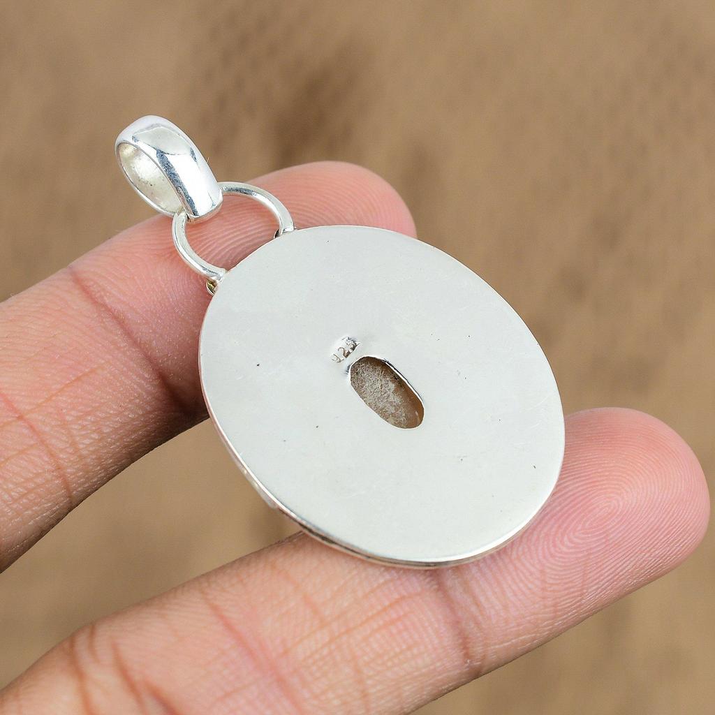 Mothers day Sale 925 Silver Moonstone Stone June Birth Wedding Pendant Jewelry