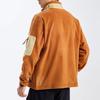 Asics Logo Print Color Block Retro Stand Collar Zip Comfortable Casual Sports Long Sleeve Jacket Men Jackets Brown 2031E443-200